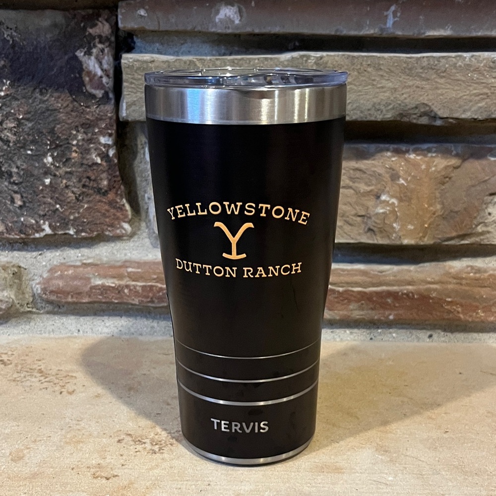 Tervis 20 oz Stainless Steel Tumbler with Yellowstone Dutton Ranch Logo